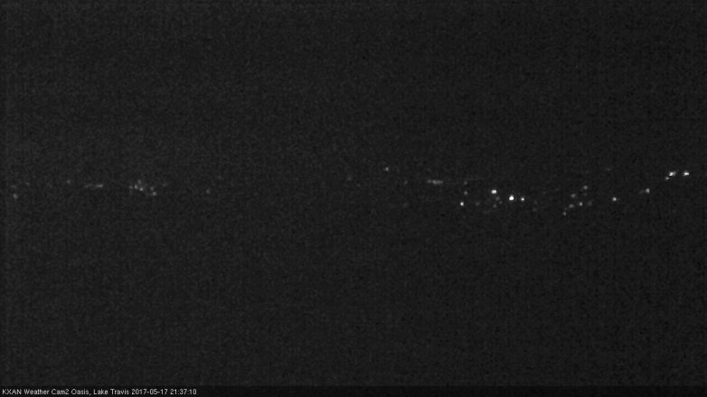Lake Travis webcam, May 17, 2017 8:50 PM CT