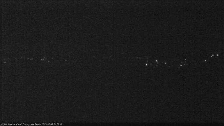 Lake Travis webcam, May 17, 2017 9:10 PM CT