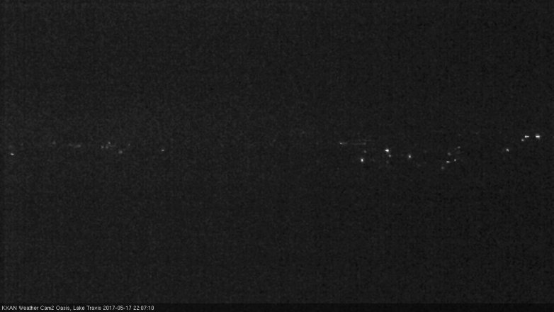 Lake Travis webcam, May 17, 2017 9:40 PM CT