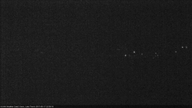 Lake Travis webcam, May 17, 2017 10:25 PM CT