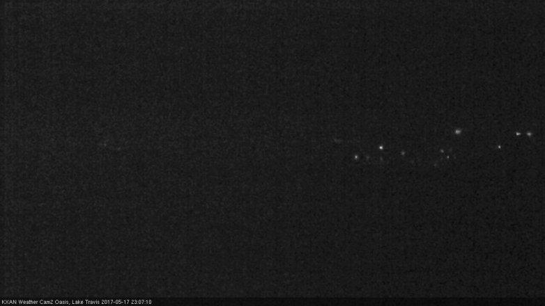 Lake Travis webcam, May 17, 2017 10:35 PM CT