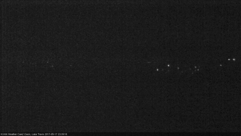 Lake Travis webcam, May 17, 2017 10:50 PM CT