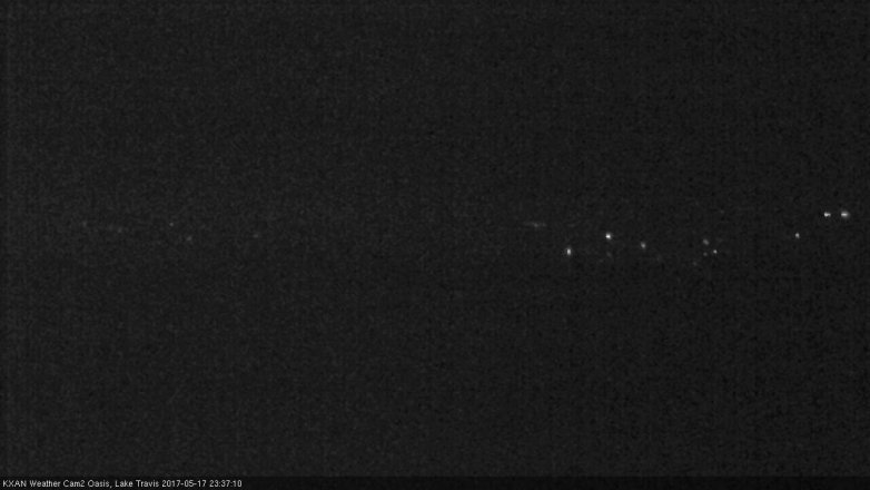 Lake Travis webcam, May 17, 2017 11:05 PM CT