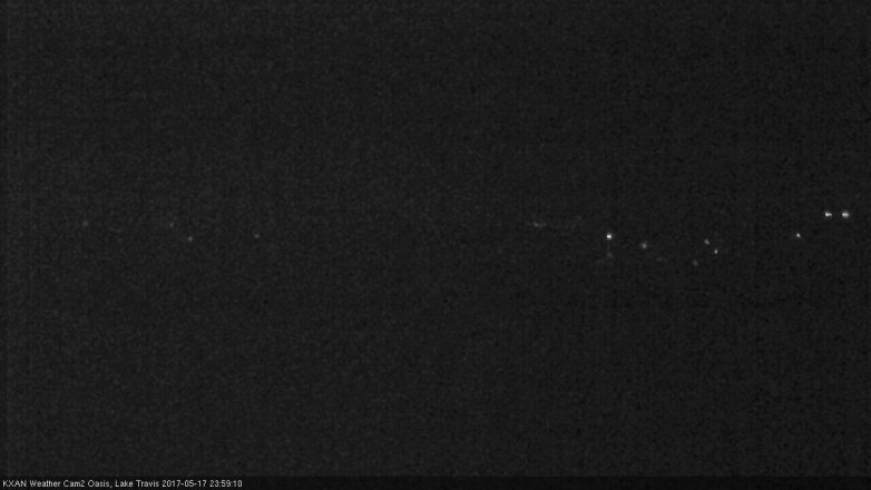 Lake Travis webcam, May 17, 2017 11:10 PM CT
