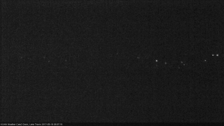 Lake Travis webcam, May 17, 2017 11:15 PM CT