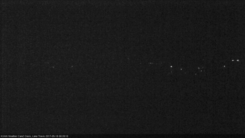 Lake Travis webcam, May 17, 2017 11:55 PM CT