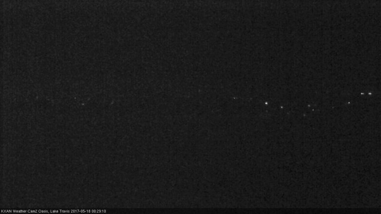 Lake Travis webcam, May 17, 2017 12:00 AM CT