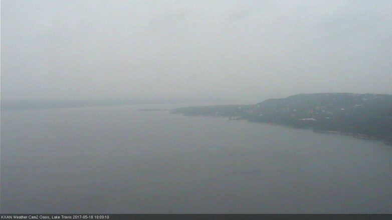 Lake Travis webcam, May 18, 2017 9:15 AM CT
