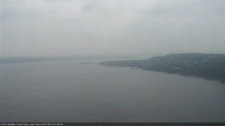 Lake Travis webcam, May 18, 2017 10:15 AM CT