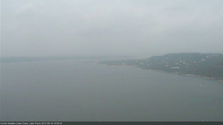 Lake Travis webcam, May 18, 2017 10:25 AM CT