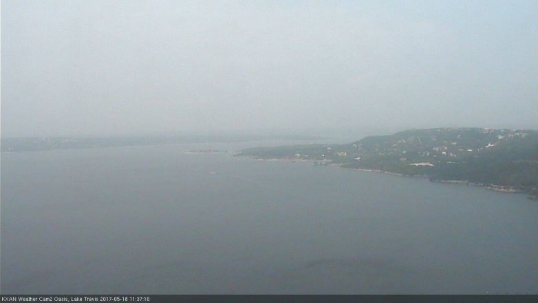 Lake Travis webcam, May 18, 2017 10:45 AM CT