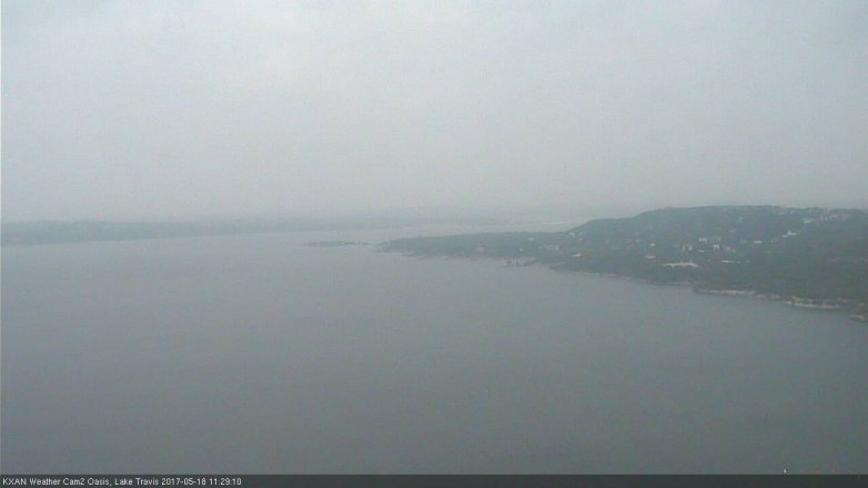 Lake Travis webcam, May 18, 2017 11:00 AM CT