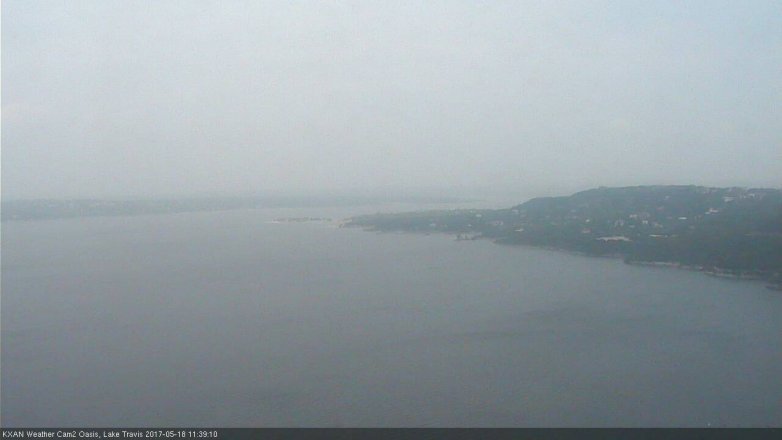 Lake Travis webcam, May 18, 2017 11:05 AM CT