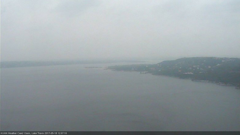 Lake Travis webcam, May 18, 2017 11:15 AM CT