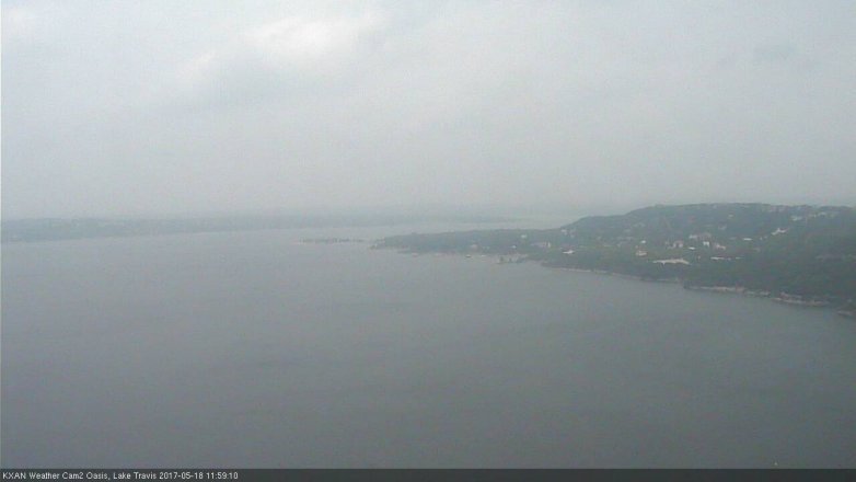 Lake Travis webcam, May 18, 2017 11:30 AM CT