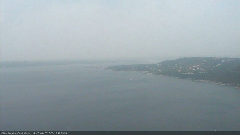 Lake Travis webcam, May 18, 2017 11:35 AM CT