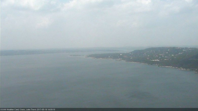Lake Travis webcam, May 18, 2017 1:40 PM CT