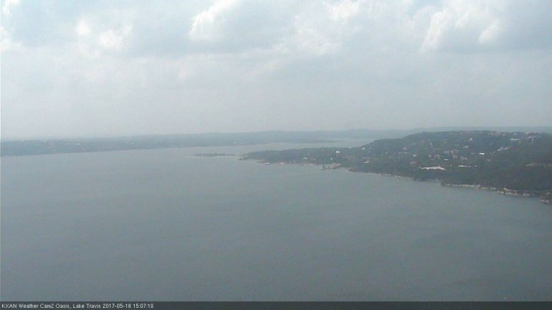 Lake Travis webcam, May 18, 2017 2:35 PM CT