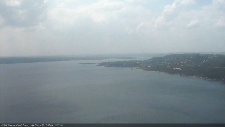 Lake Travis webcam, May 18, 2017 2:45 PM CT