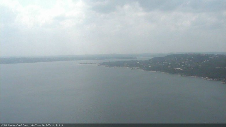Lake Travis webcam, May 18, 2017 2:55 PM CT