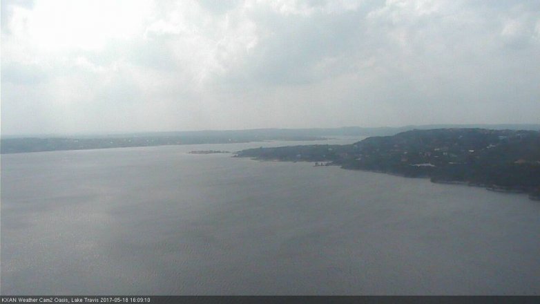 Lake Travis webcam, May 18, 2017 3:30 PM CT