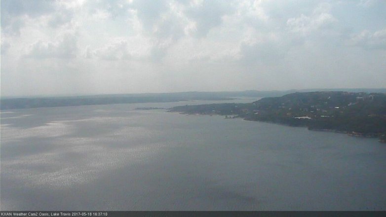 Lake Travis webcam, May 18, 2017 3:45 PM CT