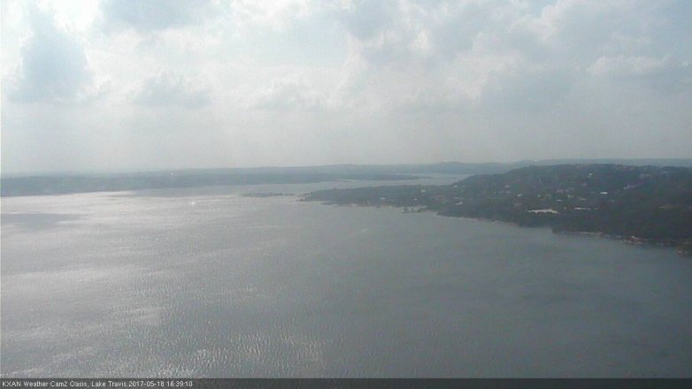 Lake Travis webcam, May 18, 2017 4:05 PM CT