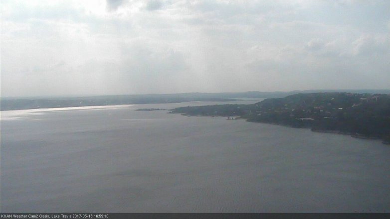 Lake Travis webcam, May 18, 2017 4:25 PM CT