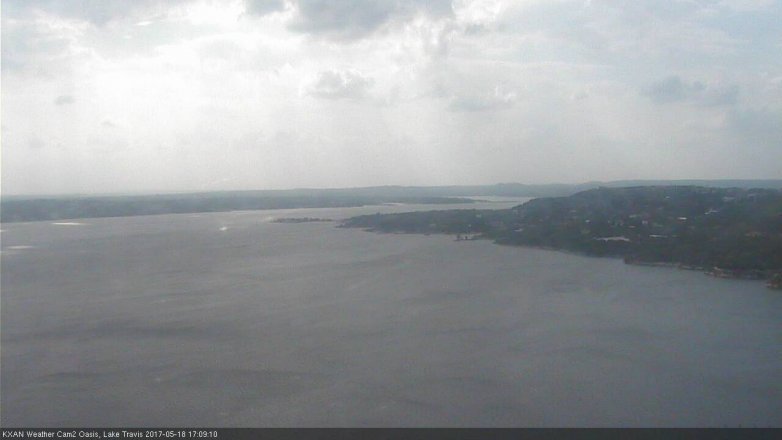 Lake Travis webcam, May 18, 2017 4:40 PM CT