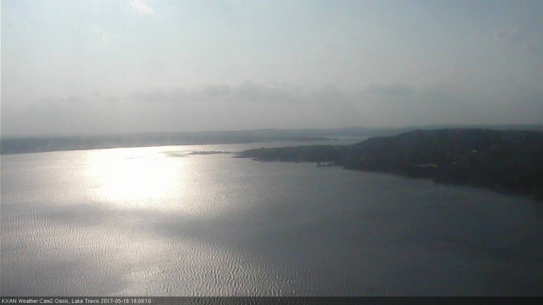 Lake Travis webcam, May 18, 2017 5:15 PM CT