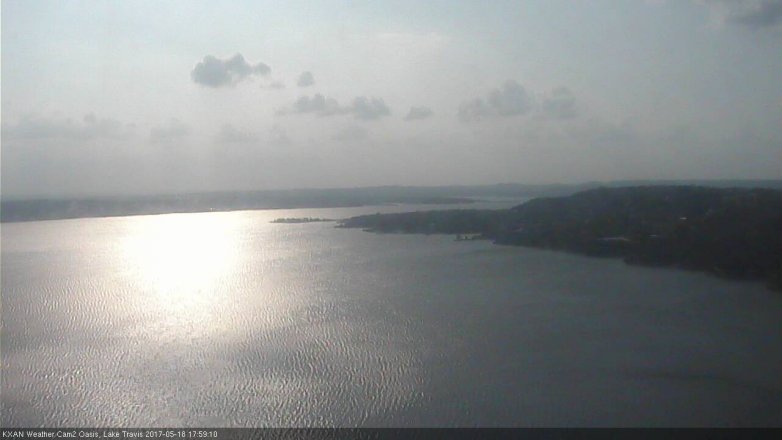 Lake Travis webcam, May 18, 2017 5:20 PM CT