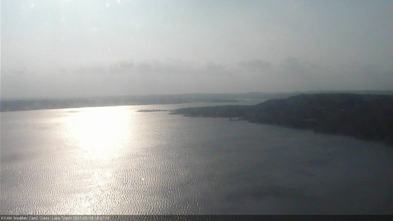 Lake Travis webcam, May 18, 2017 5:25 PM CT