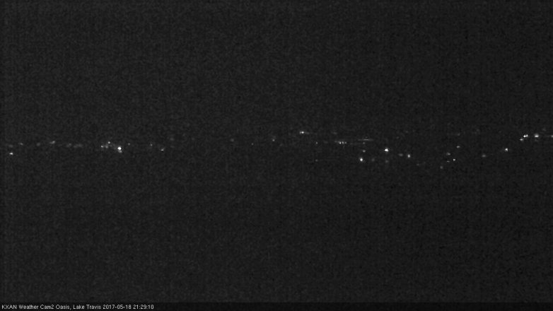 Lake Travis webcam, May 18, 2017 8:50 PM CT