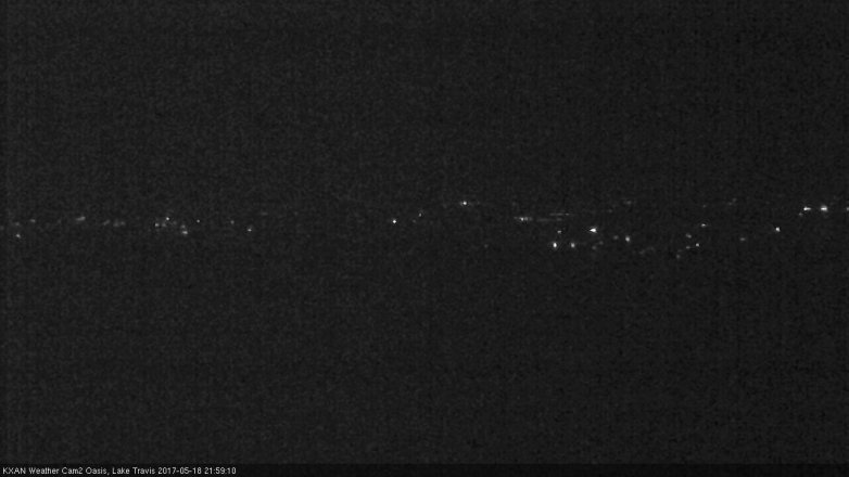 Lake Travis webcam, May 18, 2017 9:25 PM CT