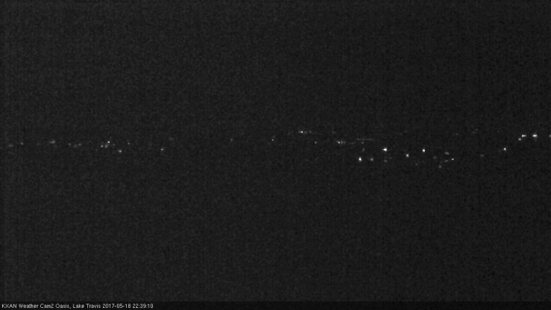 Lake Travis webcam, May 18, 2017 9:55 PM CT