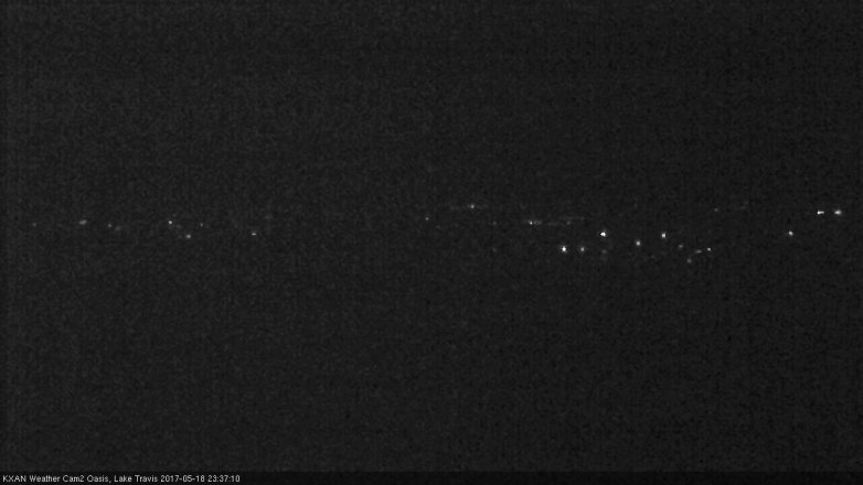 Lake Travis webcam, May 18, 2017 10:50 PM CT