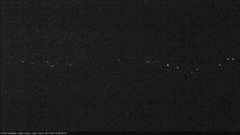 Lake Travis webcam, May 18, 2017 11:45 PM CT