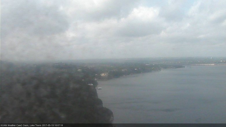 Lake Travis webcam, May 19, 2017 9:15 AM CT