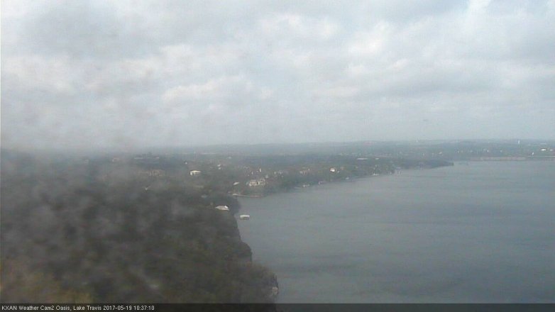 Lake Travis webcam, May 19, 2017 9:45 AM CT