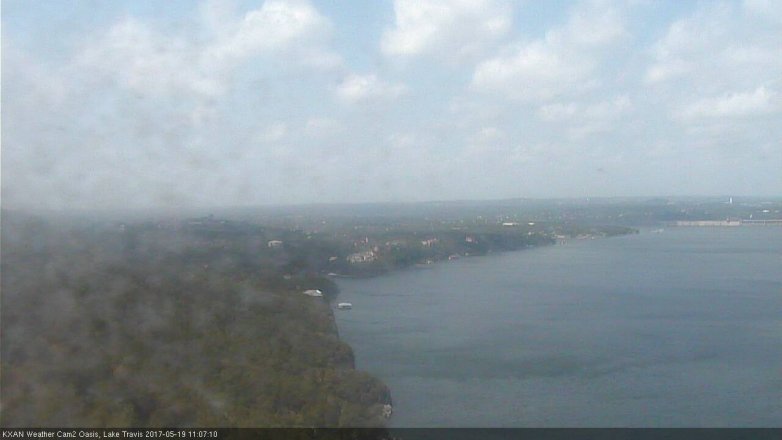 Lake Travis webcam, May 19, 2017 10:25 AM CT