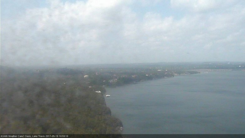Lake Travis webcam, May 19, 2017 10:30 AM CT