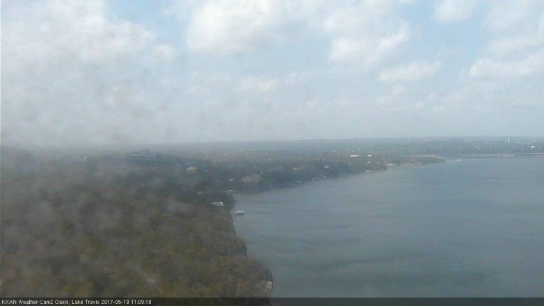 Lake Travis webcam, May 19, 2017 10:40 AM CT