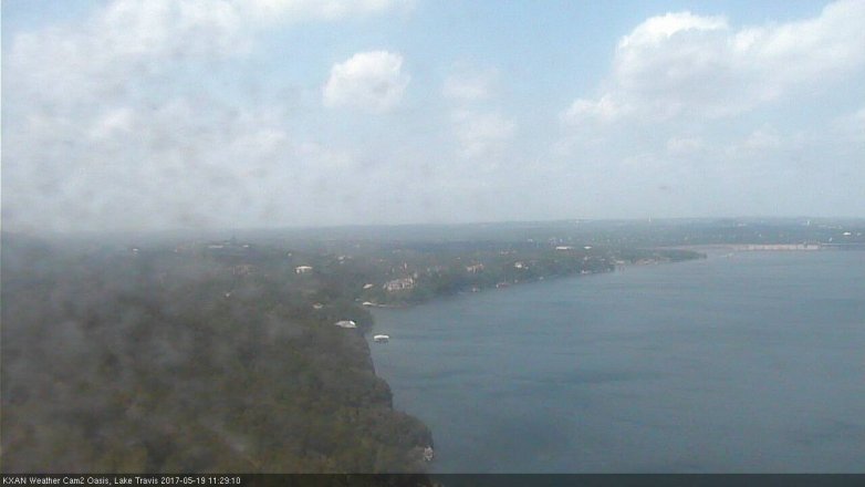 Lake Travis webcam, May 19, 2017 10:55 AM CT
