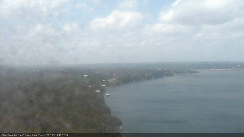 Lake Travis webcam, May 19, 2017 11:00 AM CT