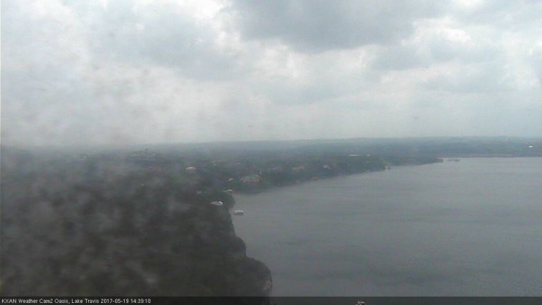 Lake Travis webcam, May 19, 2017 2:05 PM CT