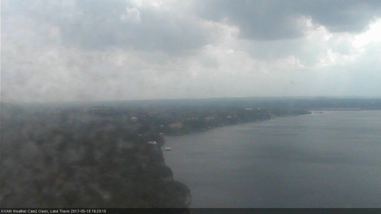 Lake Travis webcam, May 19, 2017 3:40 PM CT