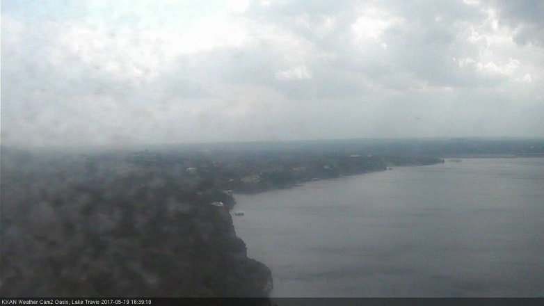 Lake Travis webcam, May 19, 2017 3:55 PM CT