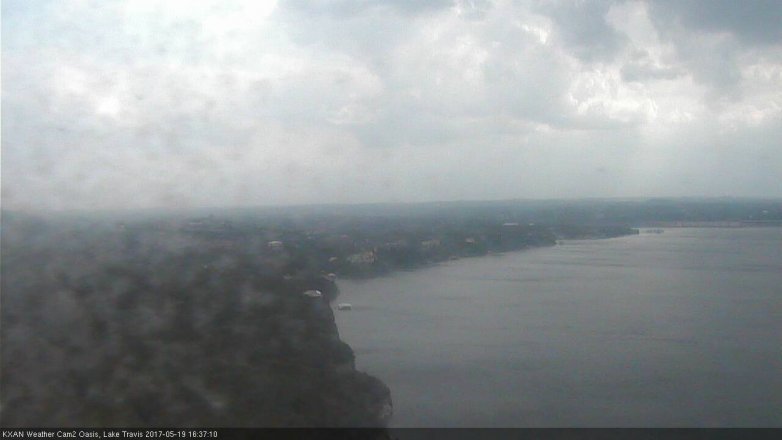 Lake Travis webcam, May 19, 2017 4:05 PM CT