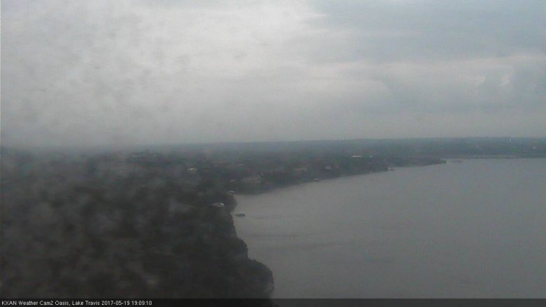 Lake Travis webcam, May 19, 2017 6:30 PM CT