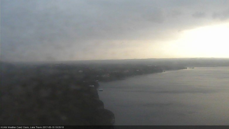 Lake Travis webcam, May 19, 2017 6:55 PM CT